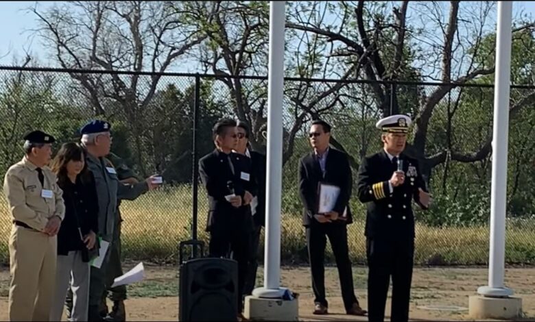 Video: Captain Hùng Cao, ứng cử viên dân biểu liên bang dự lễ chào cờ đầu tháng tại San Jose Video: Captain Hùng Cao, ứng cử viên dân biểu liên bang dự lễ chào cờ đầu tháng tại San Jose
