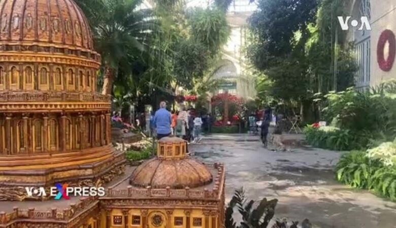 Tham quan các công trình kiến thúc thu nhỏ
trong mùa Giáng sinh ở thủ đô Mỹ
