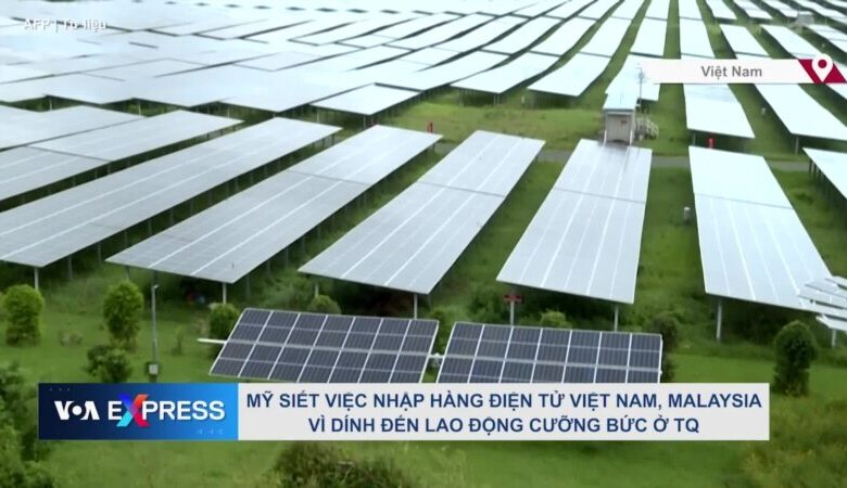 Mỹ siết việc nhập hàng điện tử Việt Nam, Malaysia vì dính đến lao động cưỡng bức ở TQ Mỹ siết việc nhập hàng điện tử Việt Nam, Malaysia vì dính đến lao động cưỡng bức ở TQ