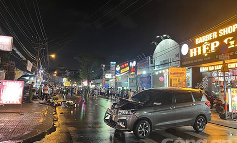 Tài xế say xỉn tông hàng loạt xe khiến một cô gái tử vong