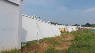 Công trình bệnh viện xây gần 10 năm chưa xong, tường đổ sập!