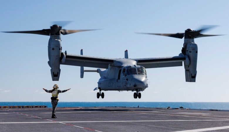 Nhật Bản yêu cầu quân đội Mỹ đình chỉ máy bay Osprey sau vụ tai nạn nghiêm trọng