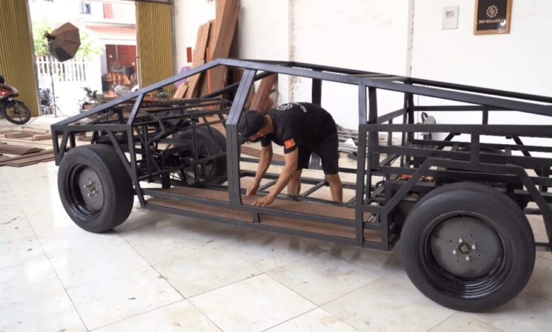 Elon Musk responds after man builds fully functional Cybertruck out of wood for ,000 Elon Musk responds after man builds fully functional Cybertruck out of wood for ,000