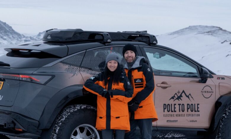 EV completes record-breaking 18,500-mile journey pole to pole EV completes record-breaking 18,500-mile journey pole to pole