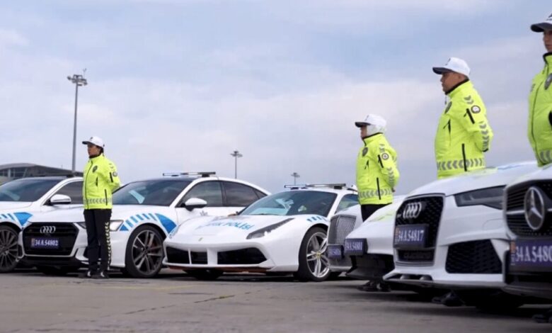 Turkey converts seized biker gang supercars into incredible million police fleet Turkey converts seized biker gang supercars into incredible million police fleet