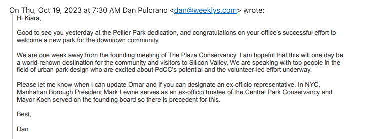 Private management of San Jose park sparks concerns Private management of San Jose park sparks concerns