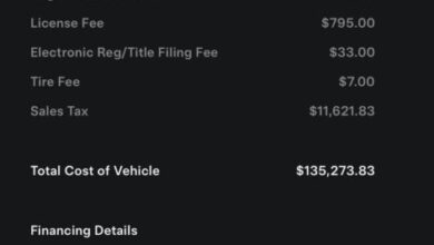 Receipt shows the full cost breakdown of Tesla Cyberbeast and it’s wild