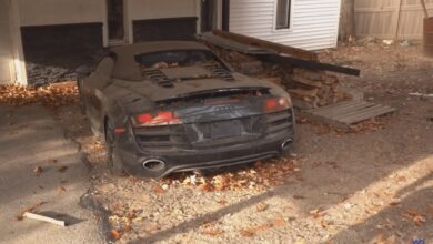 Audi R8 left abandoned and rotting for 5 years gets heroic restoration