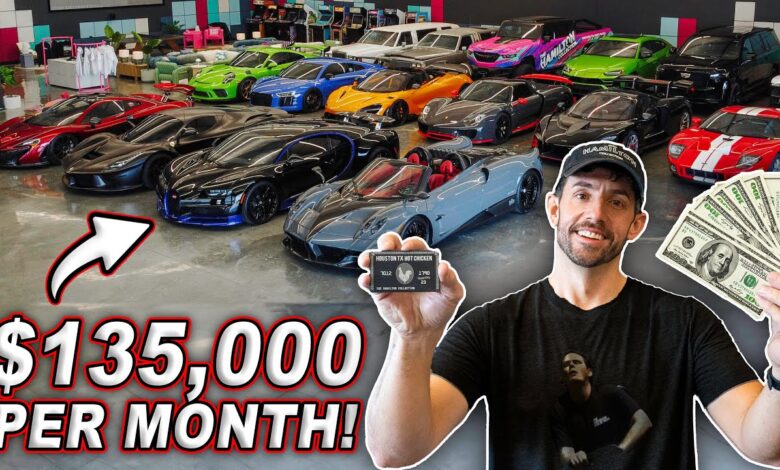 YouTuber who collects supercars breaks down his eye-watering monthly payments YouTuber who collects supercars breaks down his eye-watering monthly payments