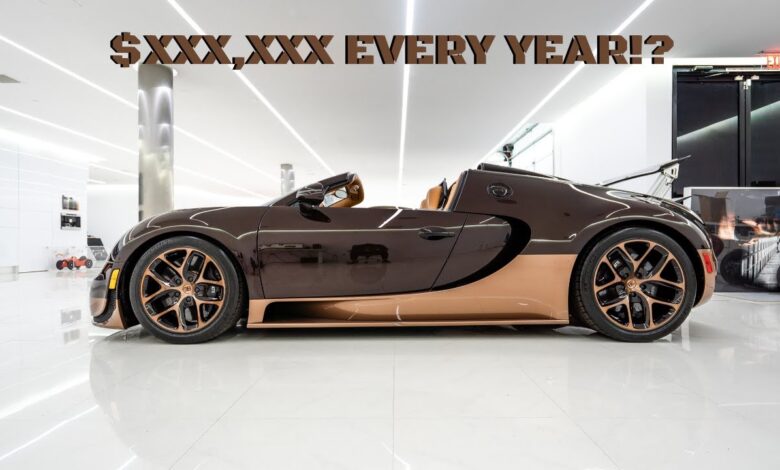 Even with a 100-liter fuel tank, the Bugatti Veyron zips through gas at an astonishing rate Even with a 100-liter fuel tank, the Bugatti Veyron zips through gas at an astonishing rate