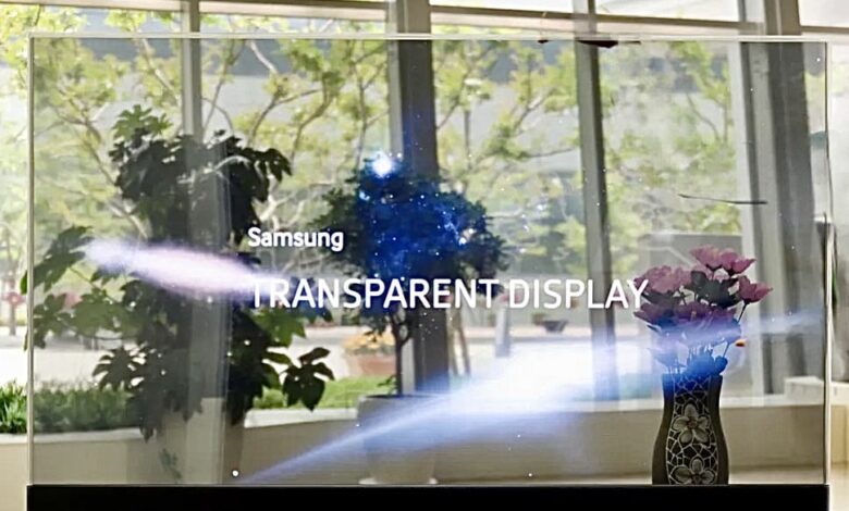 Samsung unveils a see-through display that costs more than a car Samsung unveils a see-through display that costs more than a car
