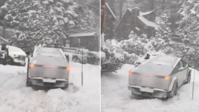 Snow is quickly becoming the Cybertruck’s greatest nemesis