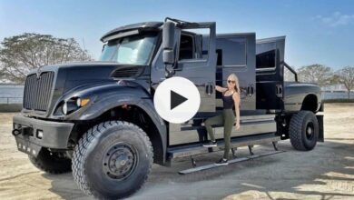 This monster pickup truck with 6 doors costs 0,000