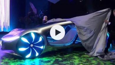 The incredible Mercedes AVTR can drive sideways