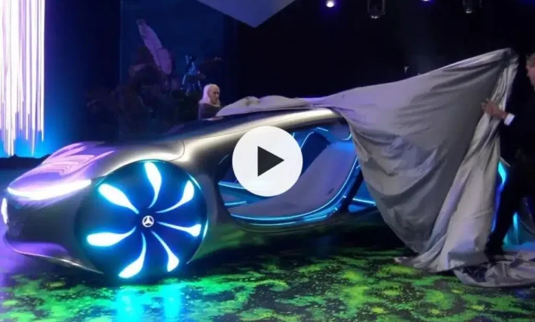 The incredible Mercedes AVTR can drive sideways The incredible Mercedes AVTR can drive sideways