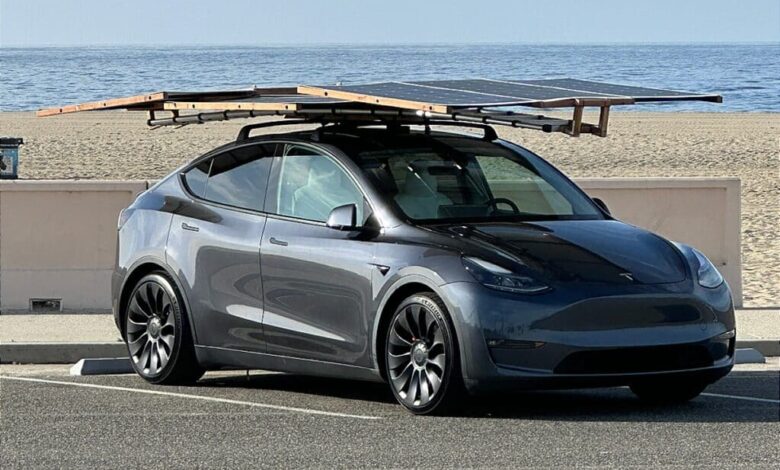 This is why an owner put a solar roof on their Model Y after Tesla wouldn’t This is why an owner put a solar roof on their Model Y after Tesla wouldn’t