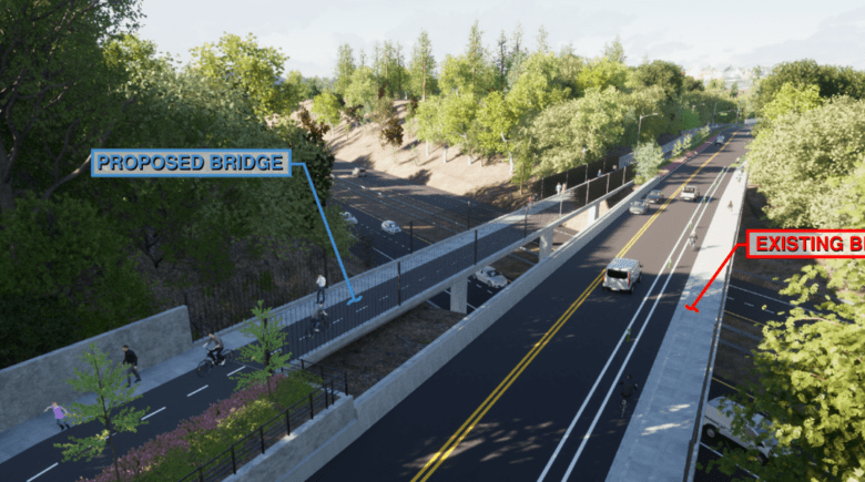 Los Gatos to build bike path over highway Los Gatos to build bike path over highway