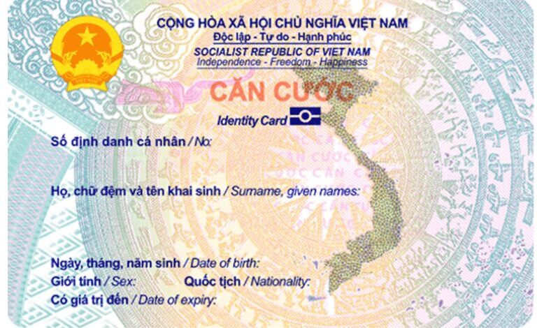 Lại đổi mẫu thẻ căn cước!
