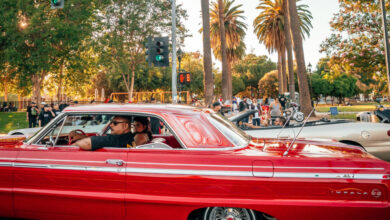 San Jose police cruise with lowriders on Cinco de Mayo