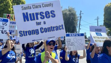 Santa Clara County nurses threaten a second walkout