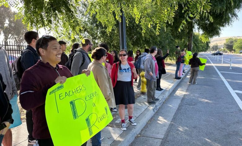 East San Jose teachers demand raises to meet cost of living East San Jose teachers demand raises to meet cost of living