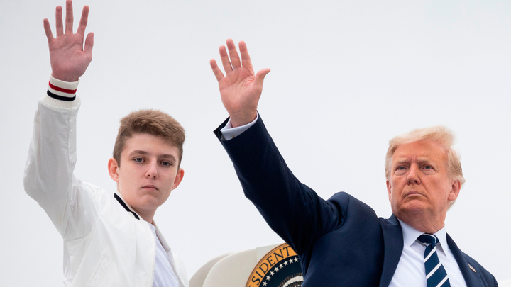 Con trai út của ông Trump lần đầu tham gia chính trường Con trai út của ông Trump lần đầu tham gia chính trường