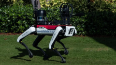 ‘Cấm vuốt ve’: vì sao chó robot đang tuần tra quanh Mar-a-Lago? ‘Cấm vuốt ve’: vì sao chó robot đang tuần tra quanh Mar-a-Lago?