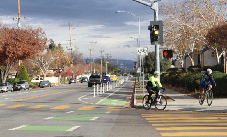 San Jose cyclists unhappy with traffic safety barriers