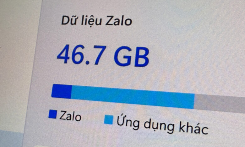 Dọn dẹp bộ nhớ Zalo trên máy tính