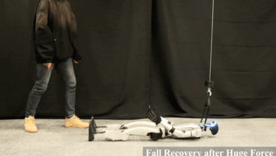 Khả năng tự đứng ‘đáng nể’ của robot hình người