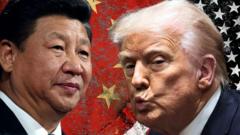 Mỹ áp thuế 104% hàng Trung Quốc, ông Trump và ông Tập ai sẽ nhượng bộ trước? Mỹ áp thuế 104% hàng Trung Quốc, ông Trump và ông Tập ai sẽ nhượng bộ trước?