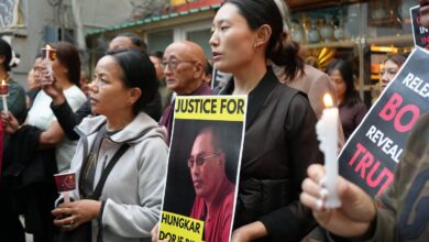 Vigil, prayer and protest demand probe into death of Tibetan Buddhist leader