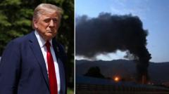 Ông Trump kêu gọi sơ tán khỏi Tehran, vội vã rời G7 vì tình hình Trung Đông Ông Trump kêu gọi sơ tán khỏi Tehran, vội vã rời G7 vì tình hình Trung Đông