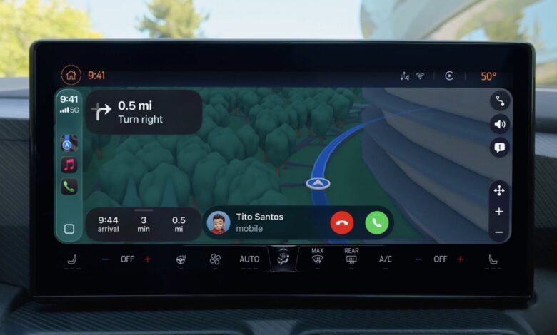 CarPlay trên iPhone hỗ trợ widget với iOS 26 CarPlay trên iPhone hỗ trợ widget với iOS 26