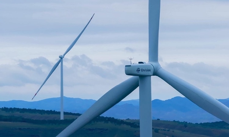 Turbine gió hai cánh độc đáo của Trung Quốc Turbine gió hai cánh độc đáo của Trung Quốc