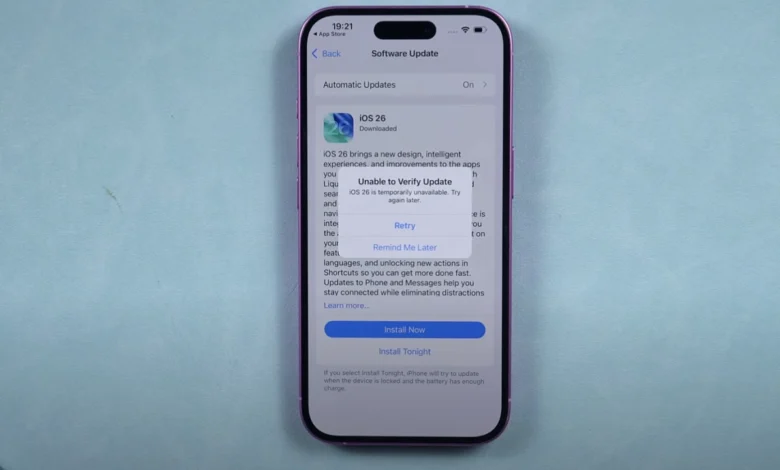 Loạt lỗi trên iOS 26 Loạt lỗi trên iOS 26