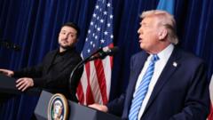 Ông Trump nói có tiến triển đàm phán với Ukraine nhưng vẫn còn ‘những vấn đề gai góc’ Ông Trump nói có tiến triển đàm phán với Ukraine nhưng vẫn còn ‘những vấn đề gai góc’