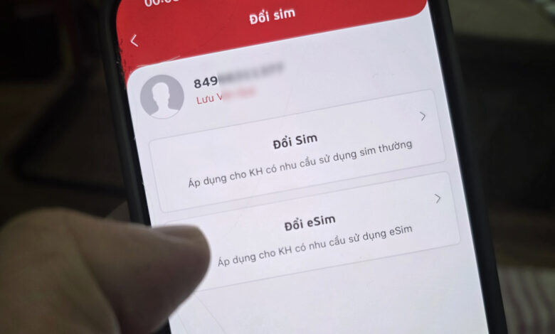 Nhà mạng muốn người dùng chuyển sang eSim Nhà mạng muốn người dùng chuyển sang eSim