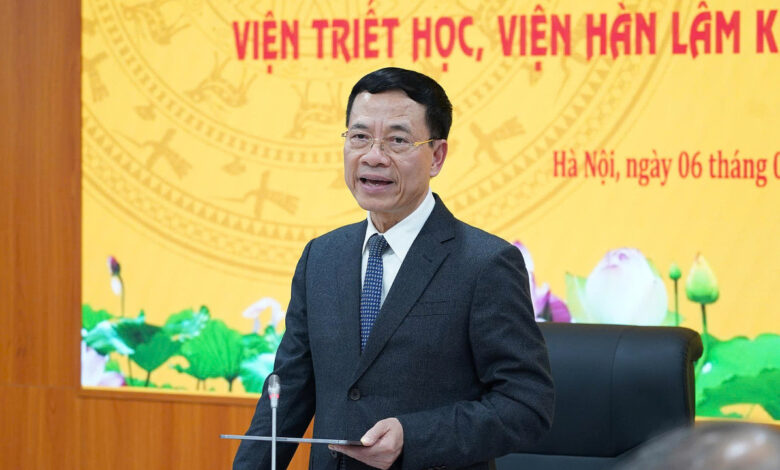 Bộ trưởng Nguyễn Mạnh Hùng: ‘Việt Nam nên có triết học về AI’ Bộ trưởng Nguyễn Mạnh Hùng: ‘Việt Nam nên có triết học về AI’