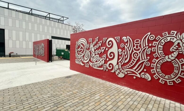 Aztec mural designed to protect San Jose firefighters Aztec mural designed to protect San Jose firefighters