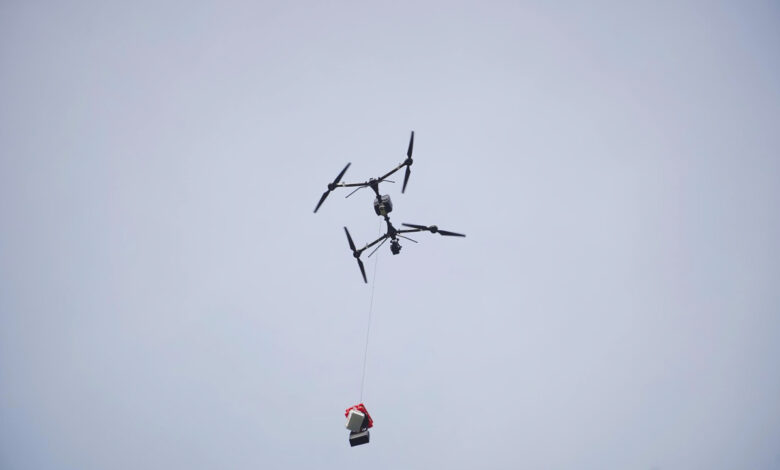 Thử nghiệm UAV giao máu, thuốc từ Cần Giờ ra Côn Đảo Thử nghiệm UAV giao máu, thuốc từ Cần Giờ ra Côn Đảo
