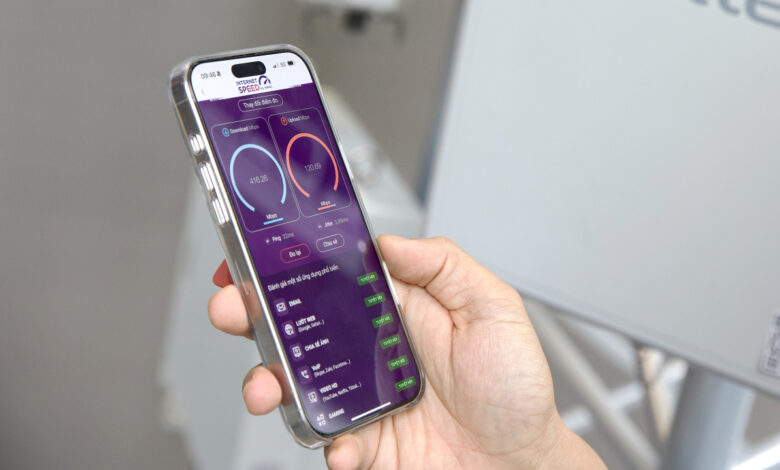 Mạng 5G Việt Nam lần đầu vượt 500 Mbps Mạng 5G Việt Nam lần đầu vượt 500 Mbps