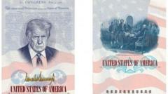 Mỹ phát hành hộ chiếu bản giới hạn in hình Tổng thống Trump
