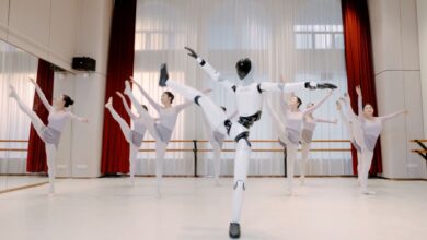 Robot hình người khiêu vũ, múa ballet
