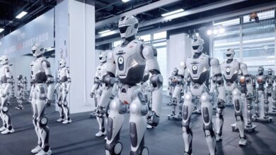 Nhà máy trung bình 15 phút sản xuất một robot hình người