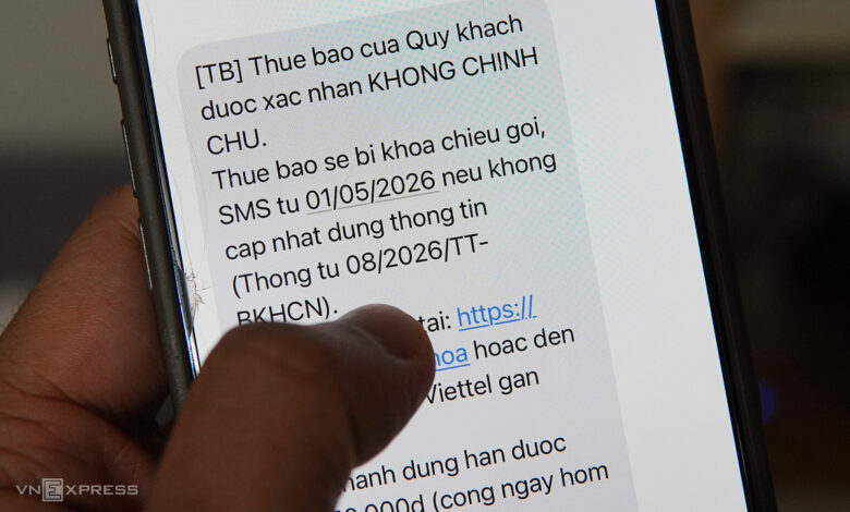 Nhiều người bắt đầu bị khóa SIM vì không xác thực Nhiều người bắt đầu bị khóa SIM vì không xác thực