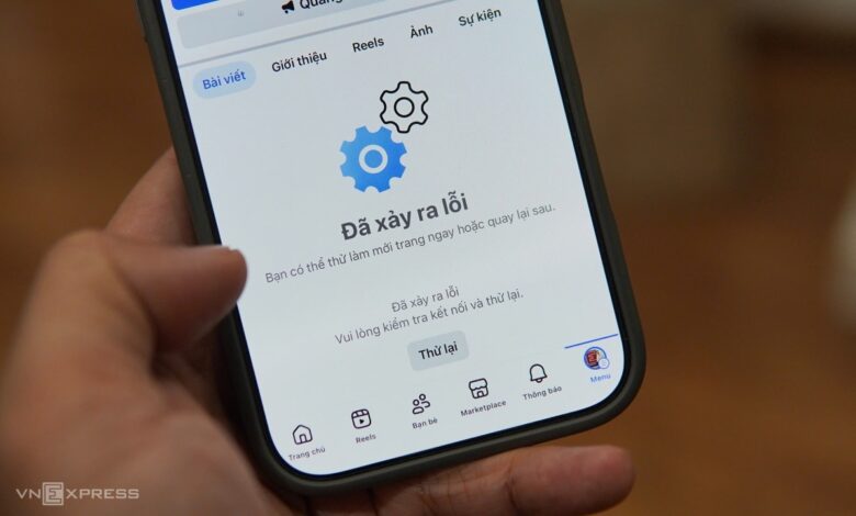 Facebook, Messenger gặp sự cố diện rộng Facebook, Messenger gặp sự cố diện rộng