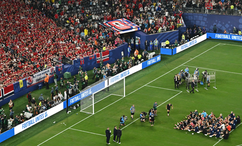 Thành phố Na Uy rung lắc khi đội tuyển ghi bàn tại World Cup Thành phố Na Uy rung lắc khi đội tuyển ghi bàn tại World Cup