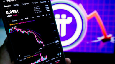 Giá tiền ảo Pi lần đầu xuống dưới 0,1 USD