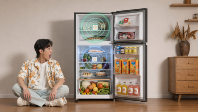 Toshiba lần đầu đưa hai bộ lọc độc lập vào dòng tủ lạnh ngăn đá trên
